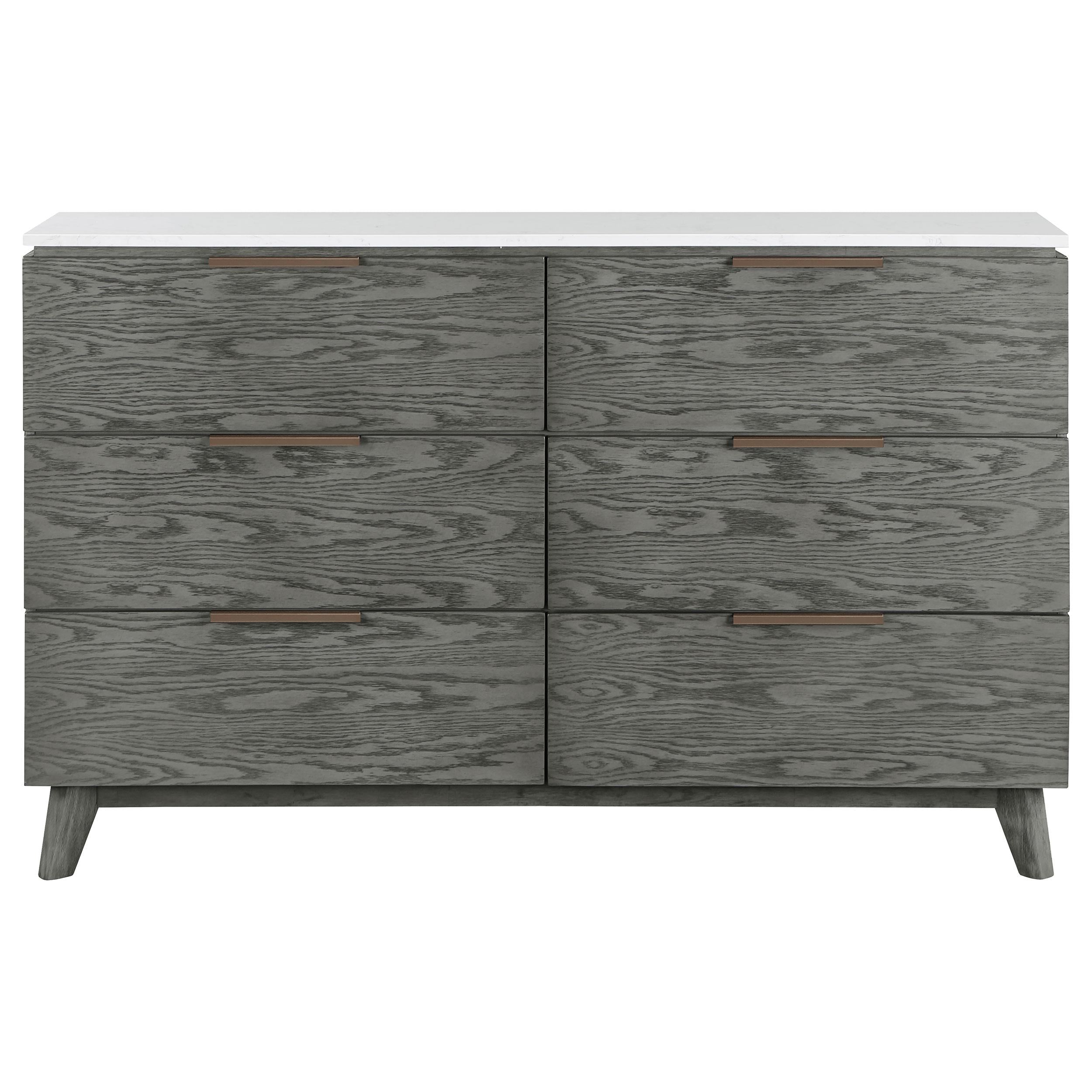 Nathan 4-piece California King Bedroom Set Grey