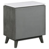 Juego de dormitorio Nathan California King de 5 piezas, gris