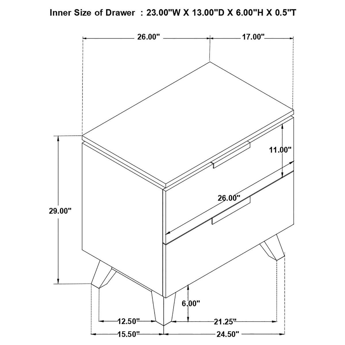 Juego de dormitorio Nathan California King de 5 piezas, gris