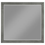 Juego de dormitorio Nathan Queen de 5 piezas, gris
