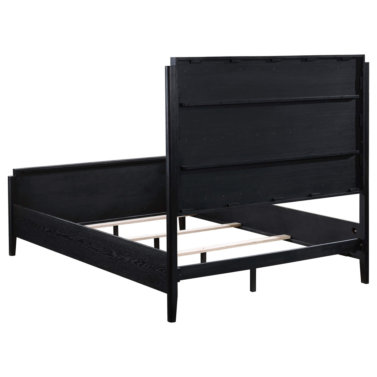 Cama King Brookmead tapizada de 60 pulgadas, color negro