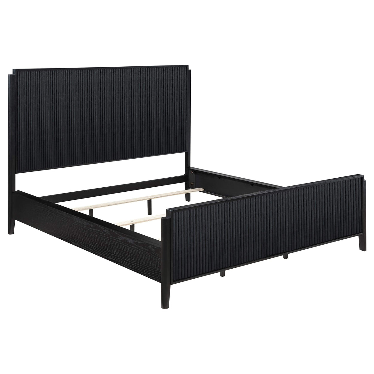 Juego de dormitorio Brookmead California King de 5 piezas, color negro 