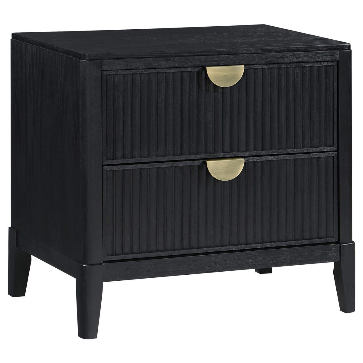 Juego de dormitorio Brookmead California King de 5 piezas, color negro 