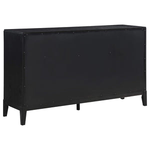 Juego de dormitorio Brookmead California King de 5 piezas, color negro 