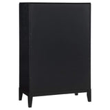 Juego de dormitorio Brookmead Queen de 5 piezas, color negro