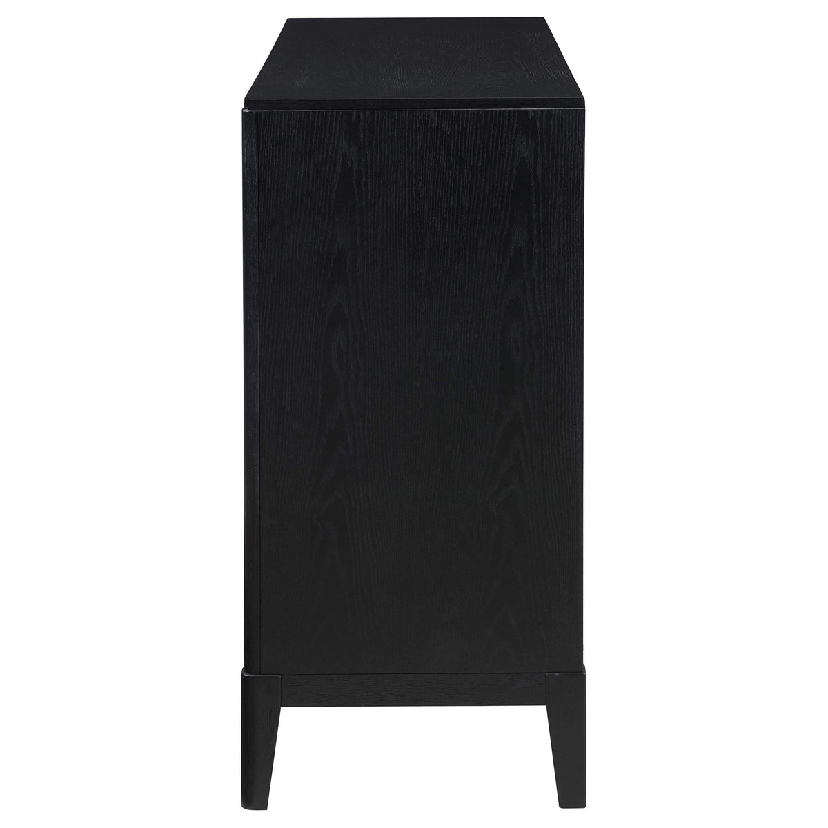 Cómoda Brookmead de 8 cajones negra