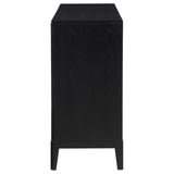 Cómoda Brookmead de 8 cajones negra