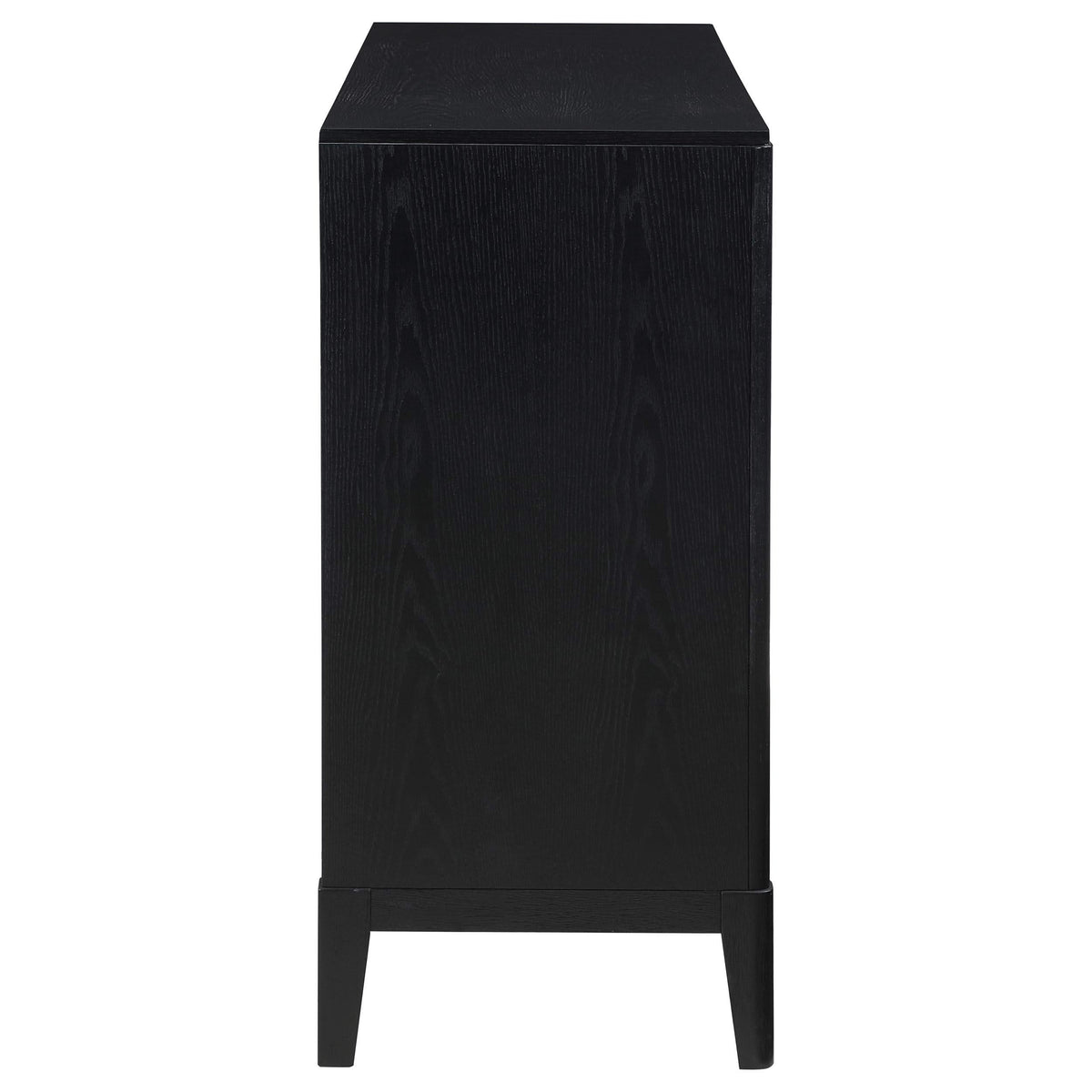 Cómoda Brookmead de 8 cajones negra