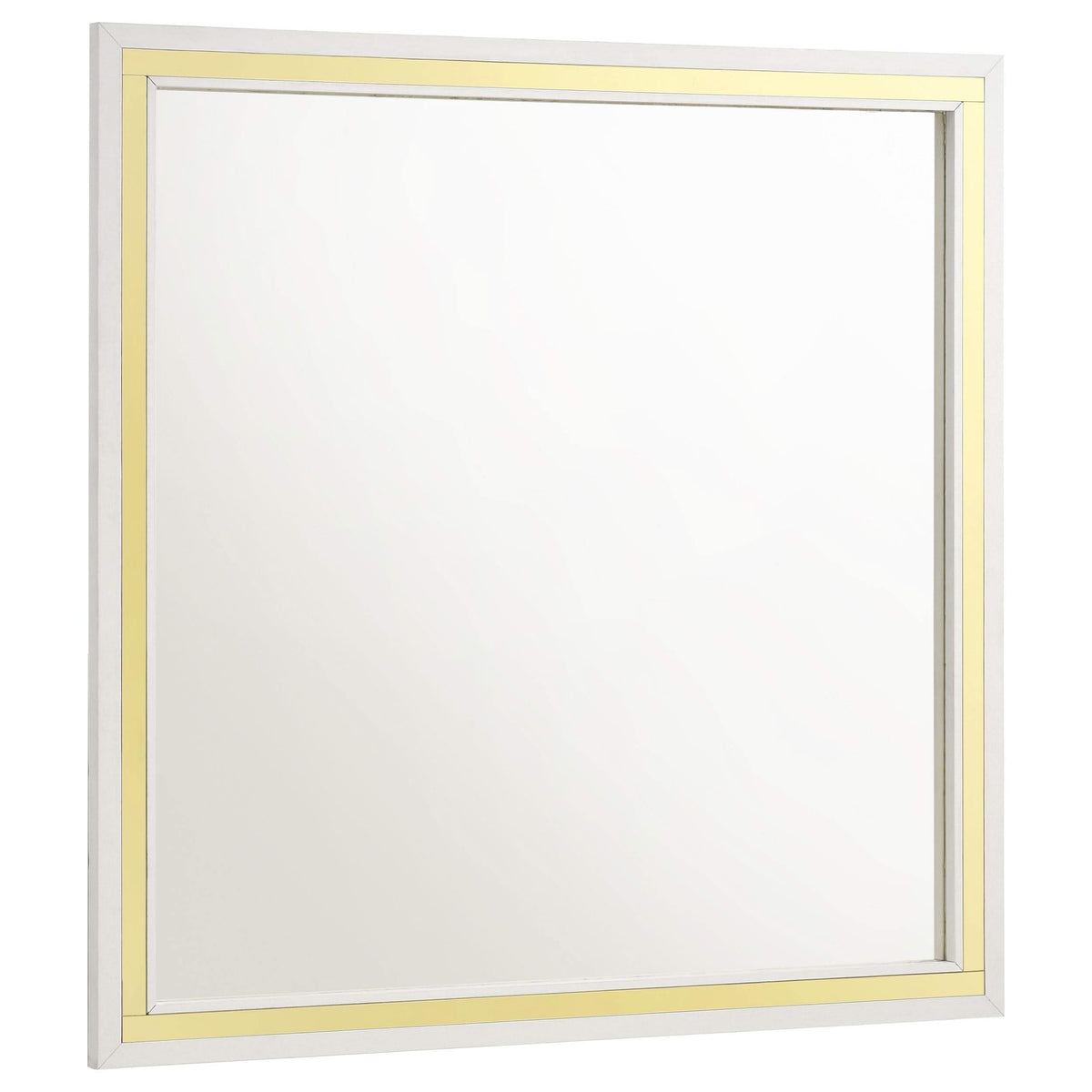 Juego de dormitorio Lucia de 5 piezas en color beige y blanco