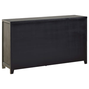 Juego de dormitorio Kieran Eastern King de 5 piezas en gris
