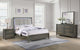 Juego de dormitorio Kieran de 4 piezas, tamaño Queen, gris