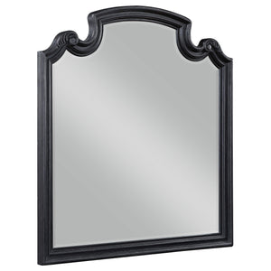 Juego de dormitorio Celina Eastern King de 4 piezas, color negro
