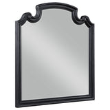 Juego de dormitorio Celina Queen de 5 piezas, color negro
