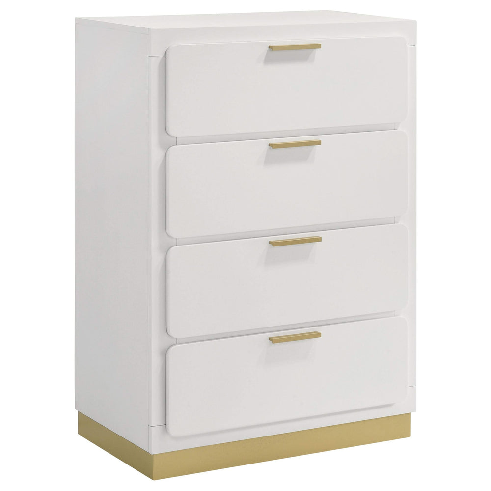Juego de dormitorio Caraway de 5 piezas Queen en blanco