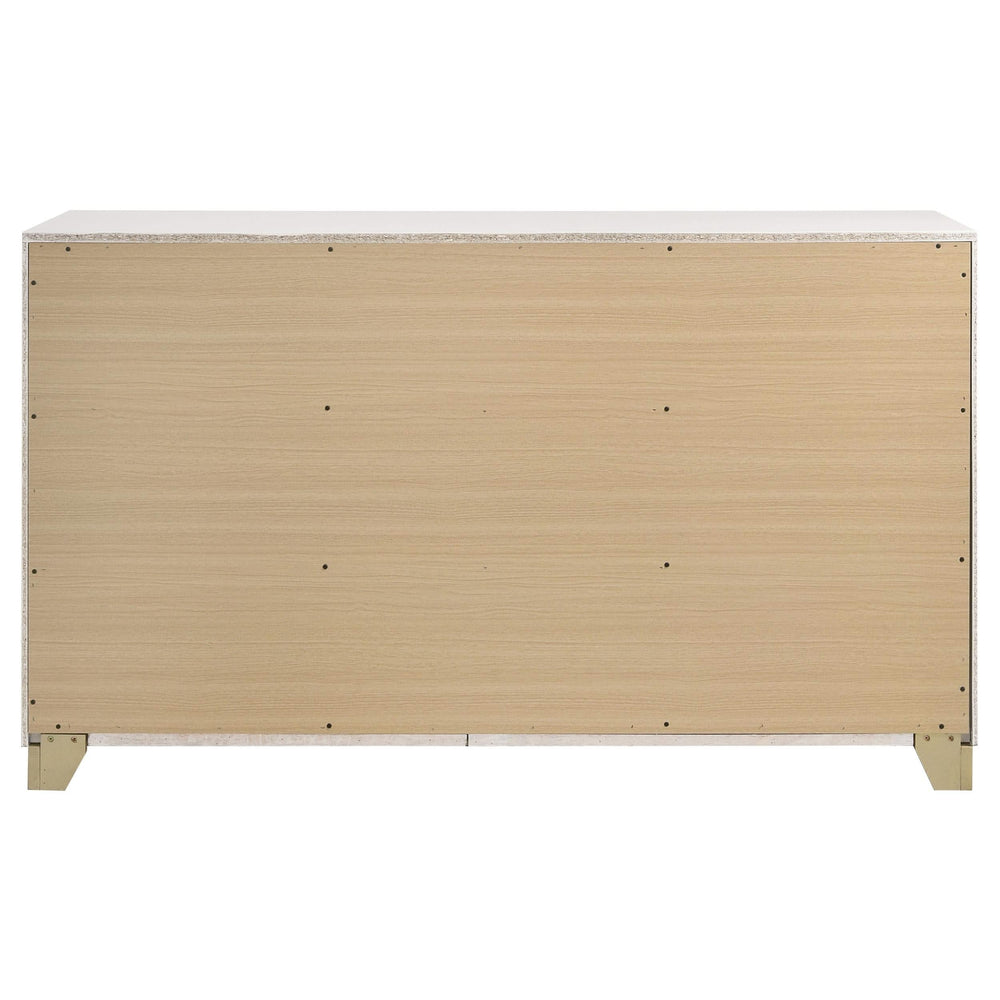 Cómoda Caraway de 6 cajones blanca