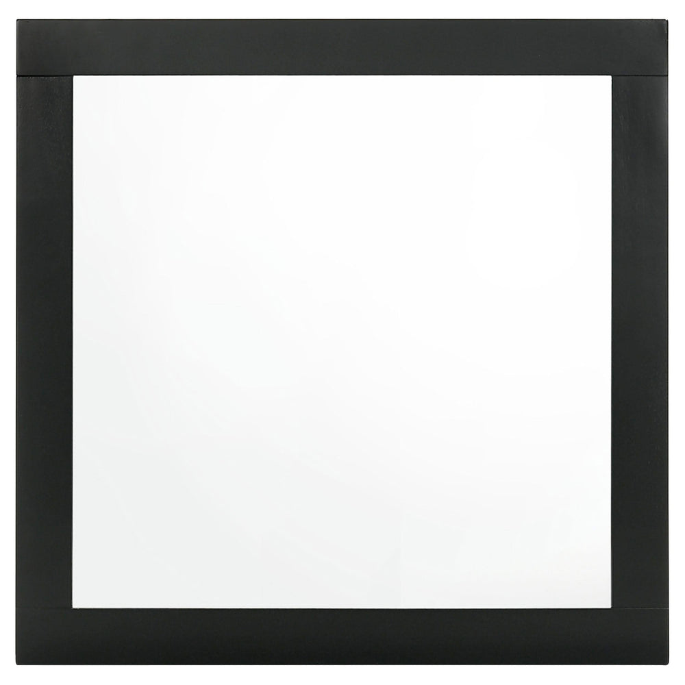 Juego de dormitorio California King de 4 piezas Caraway, color negro