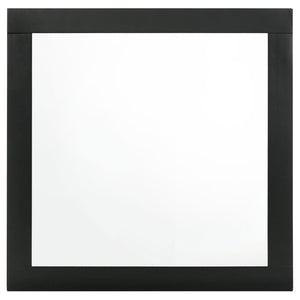 Juego de dormitorio California King de 4 piezas Caraway, color negro