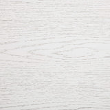 Cama Marielle Eastern King con paneles tapizados en blanco desgastado
