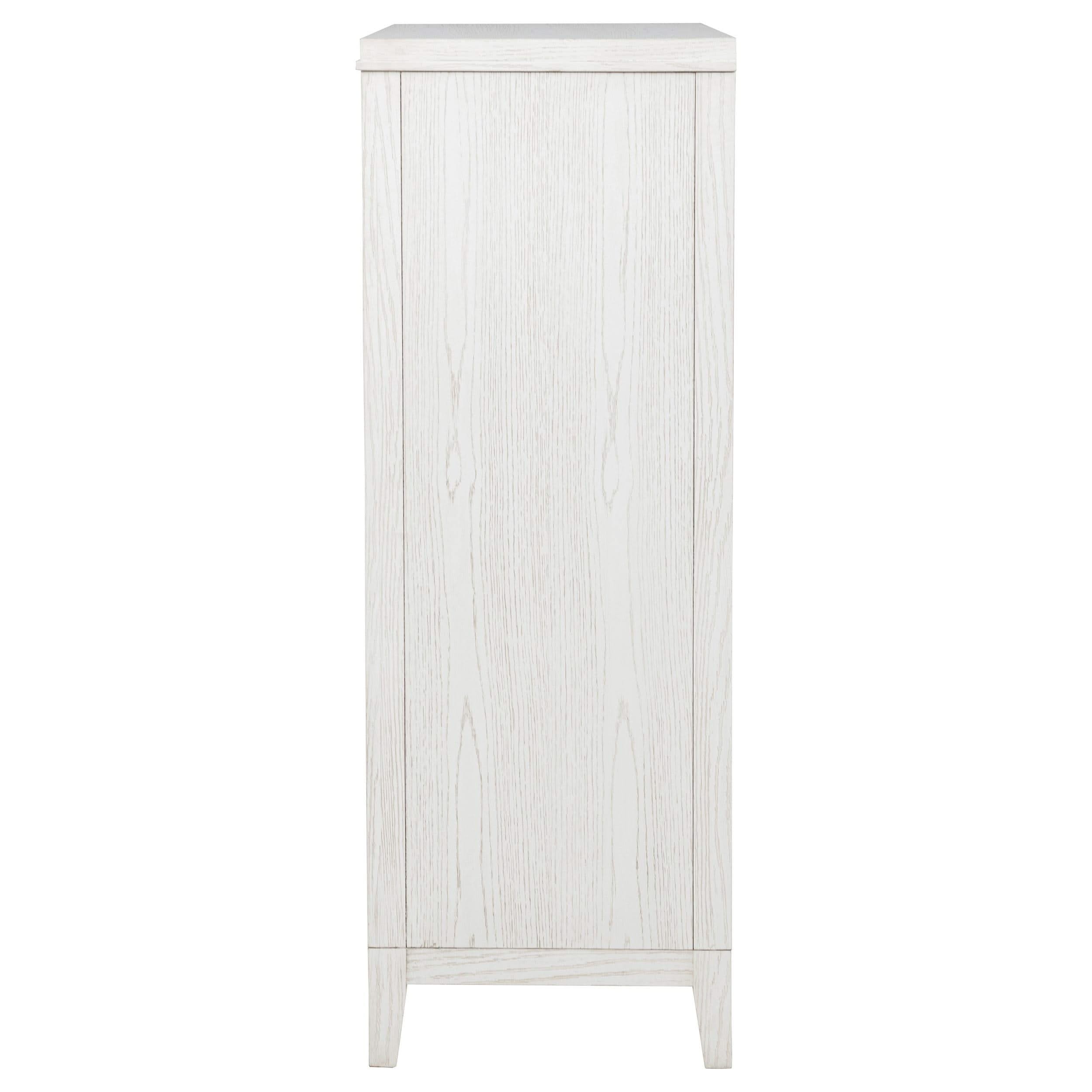 Marielle 5-drawer Bedroom Chest Distressed White