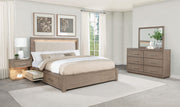 Kenora 4-piece Eastern King Bedroom Set Barley Brown