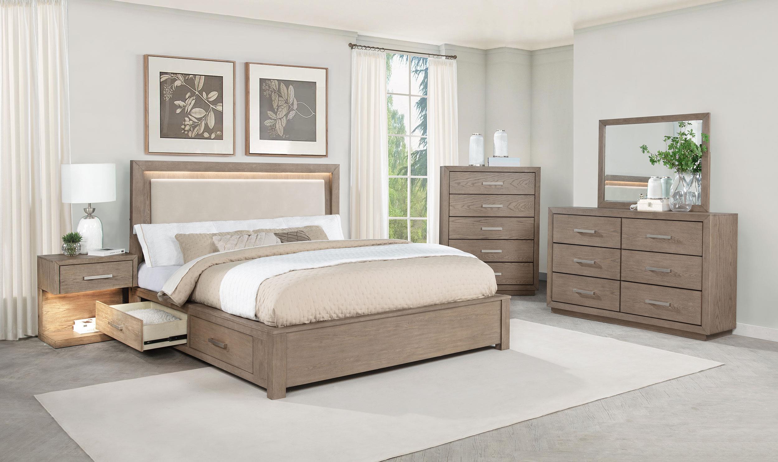 Kenora 5-piece California King Bedroom Set Barley Brown