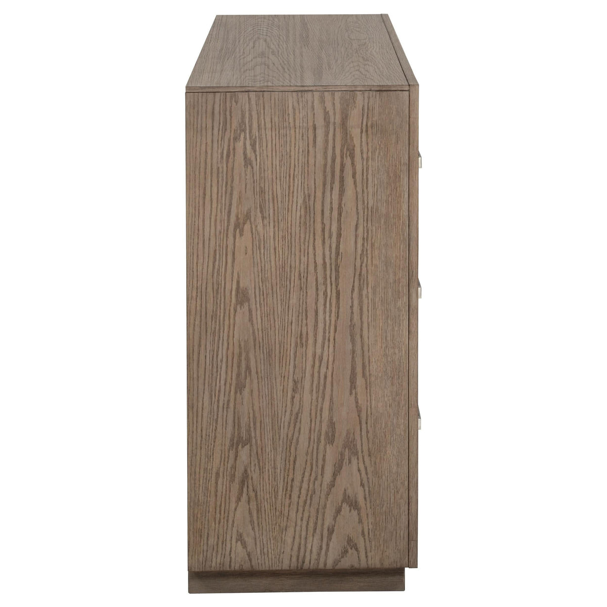 Cómoda Kenora de 6 cajones color marrón cebada