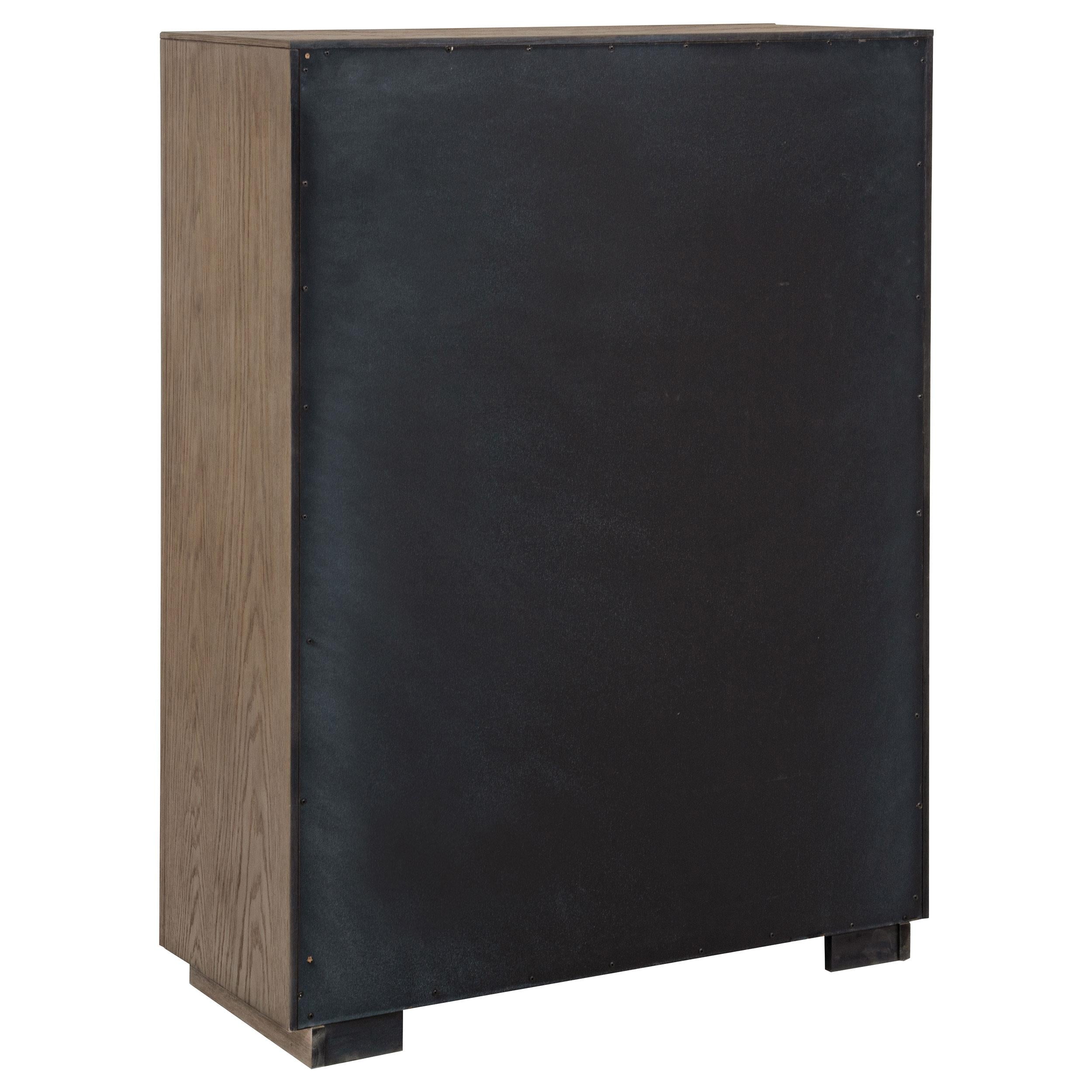 Kenora 5-drawer Bedroom Chest Barley Brown