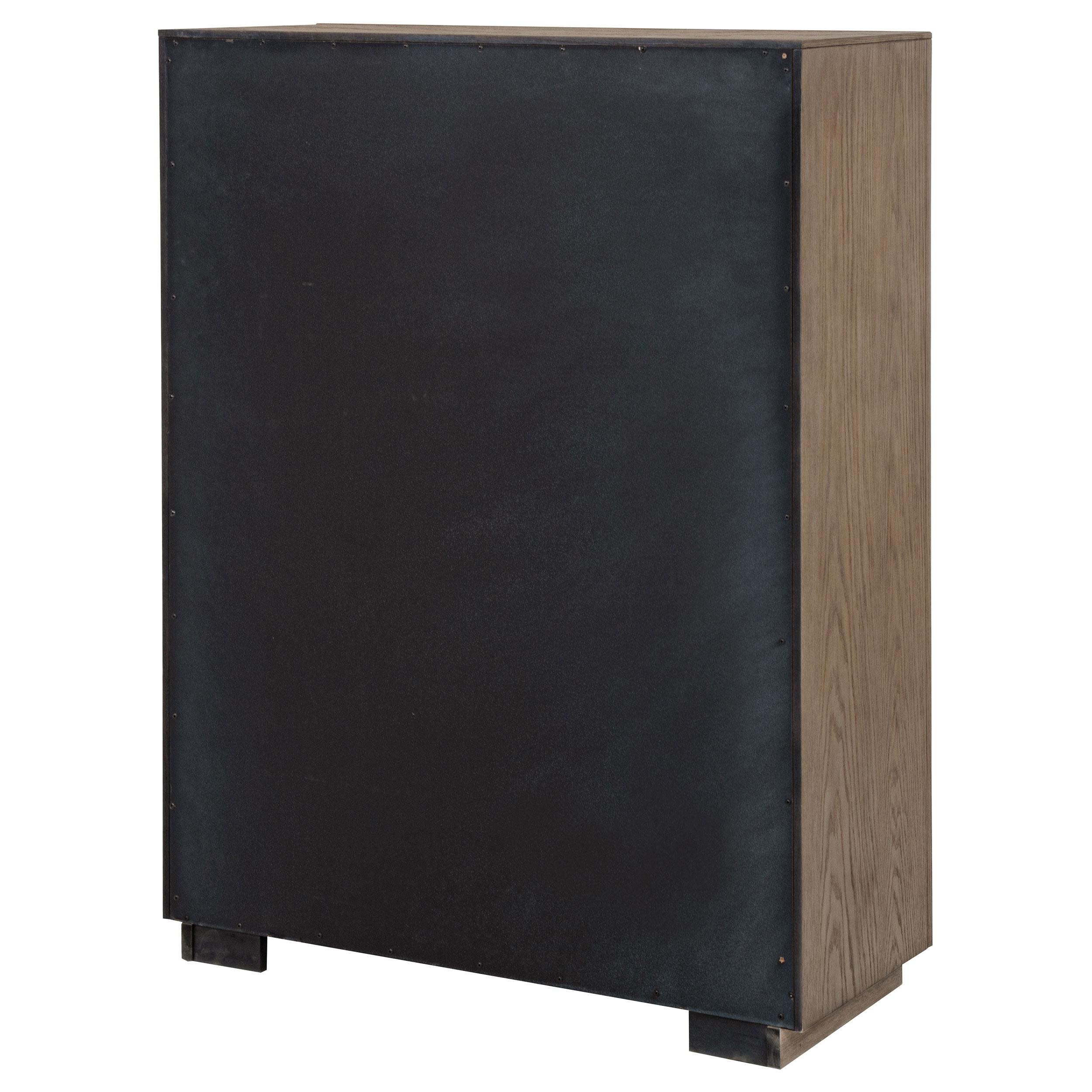 Kenora 5-drawer Bedroom Chest Barley Brown