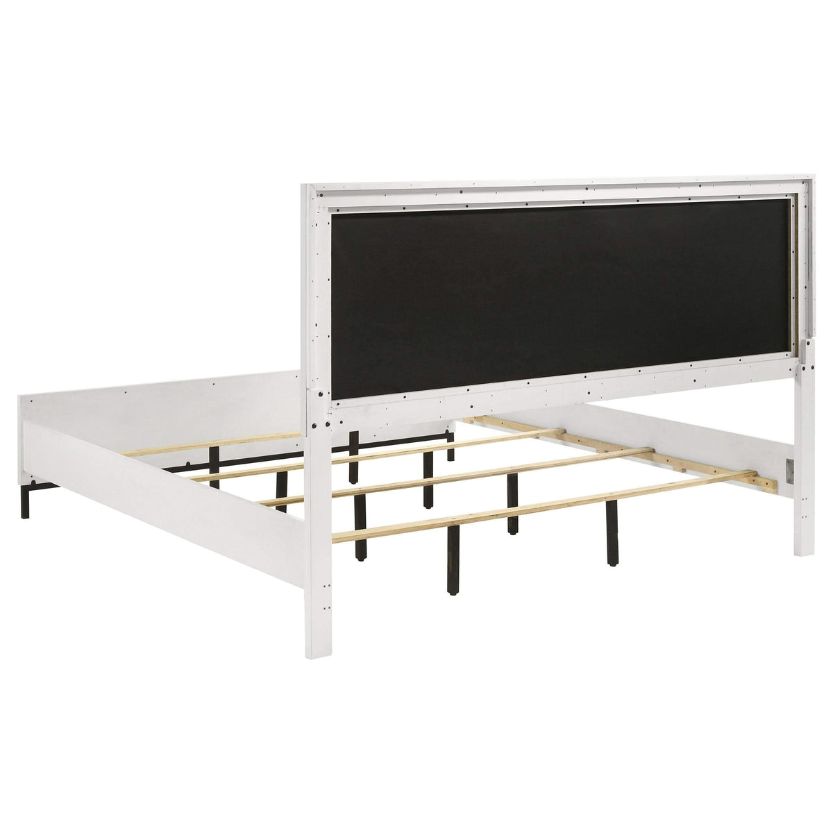 Cama tapizada Sonora Eastern King blanca