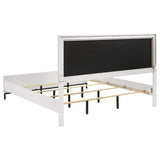 Cama tapizada Sonora Eastern King blanca