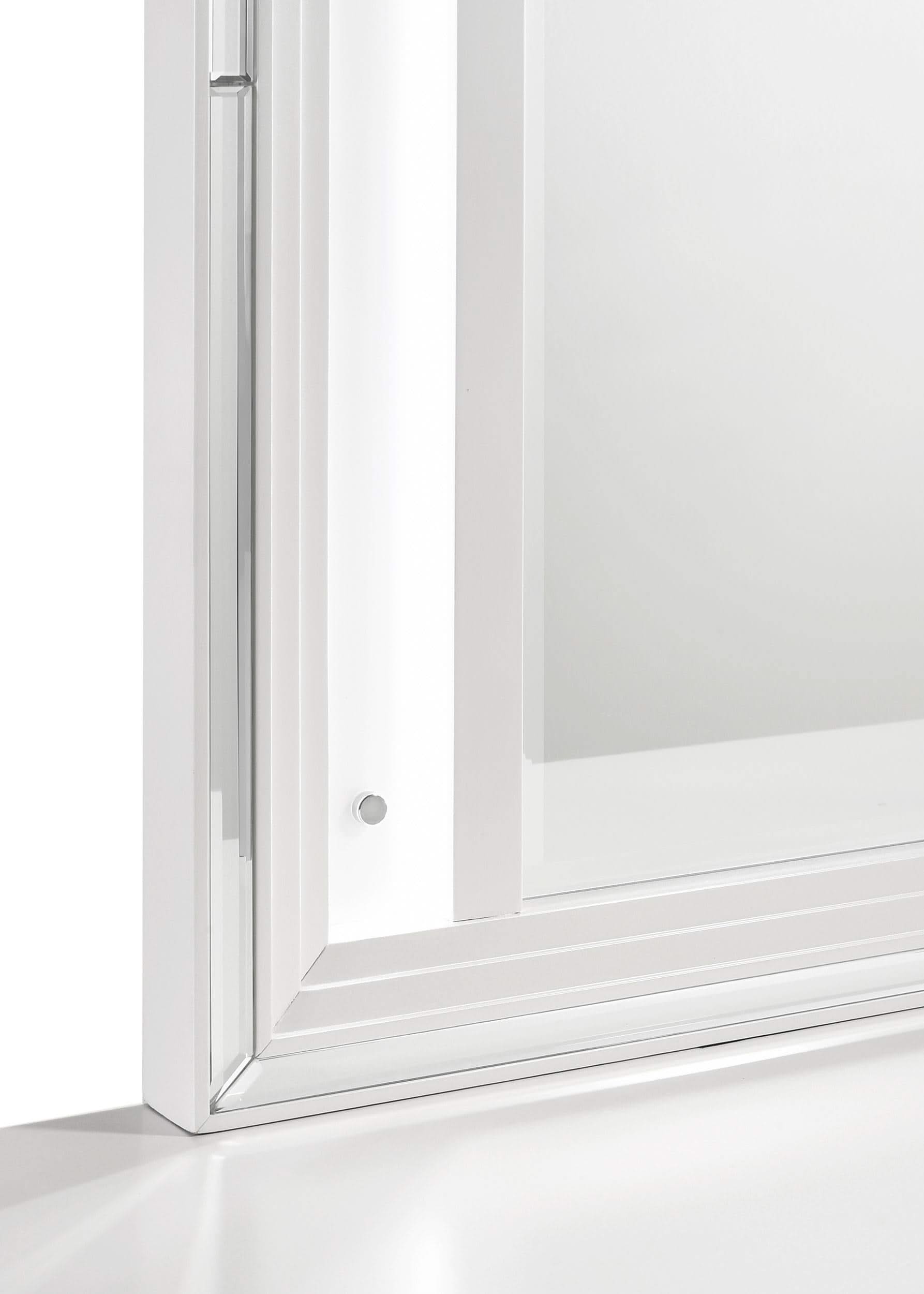 Juego de dormitorio Marmore de 4 piezas Eastern King, blanco
