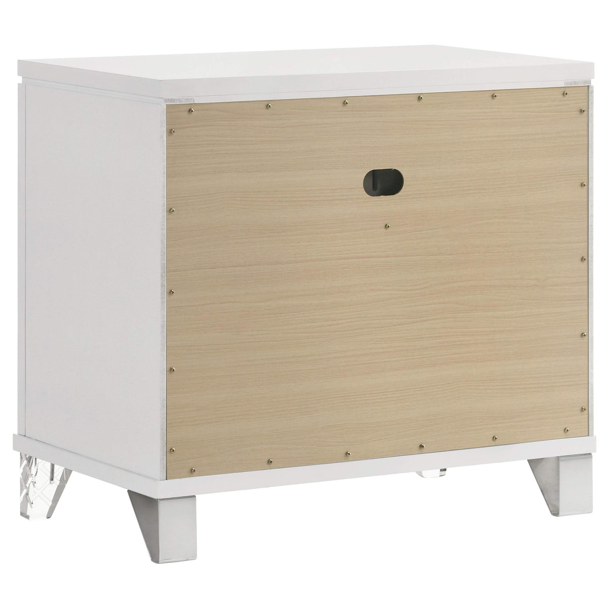 Juego de dormitorio Marmore de 5 piezas Eastern King, blanco