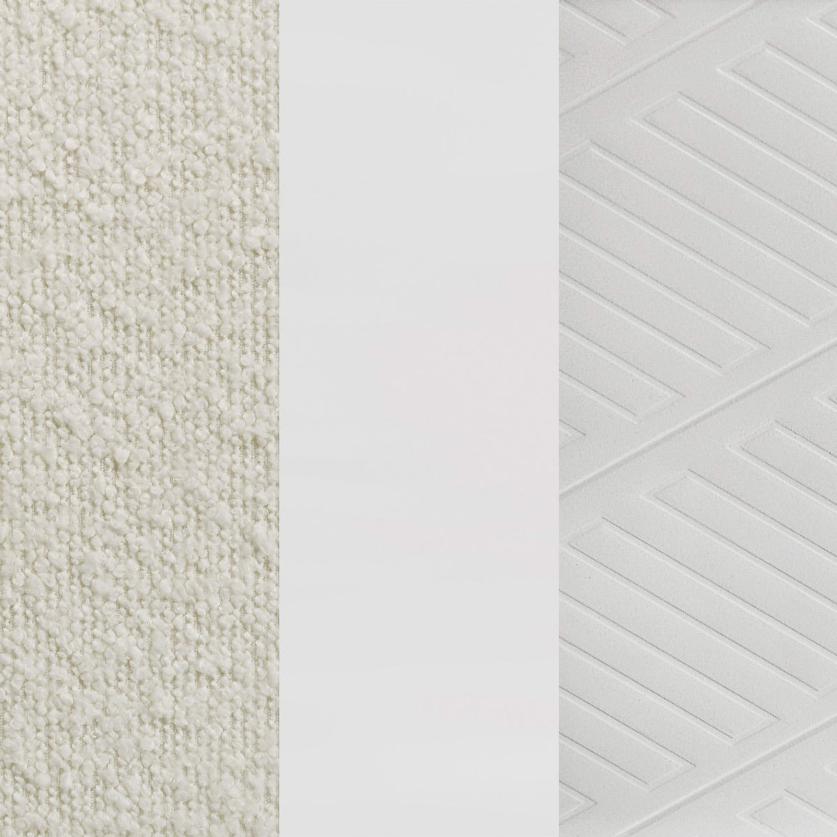 Cabecera de cama con paneles LED Marmore de 64 pulgadas, color blanco