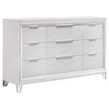 Cómoda Marmore de 9 cajones blanca