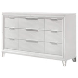 Cómoda Marmore de 9 cajones blanca