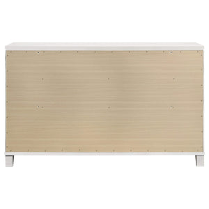 Cómoda Marmore de 9 cajones blanca