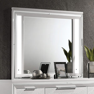 Espejo de tocador LED Marmore blanco