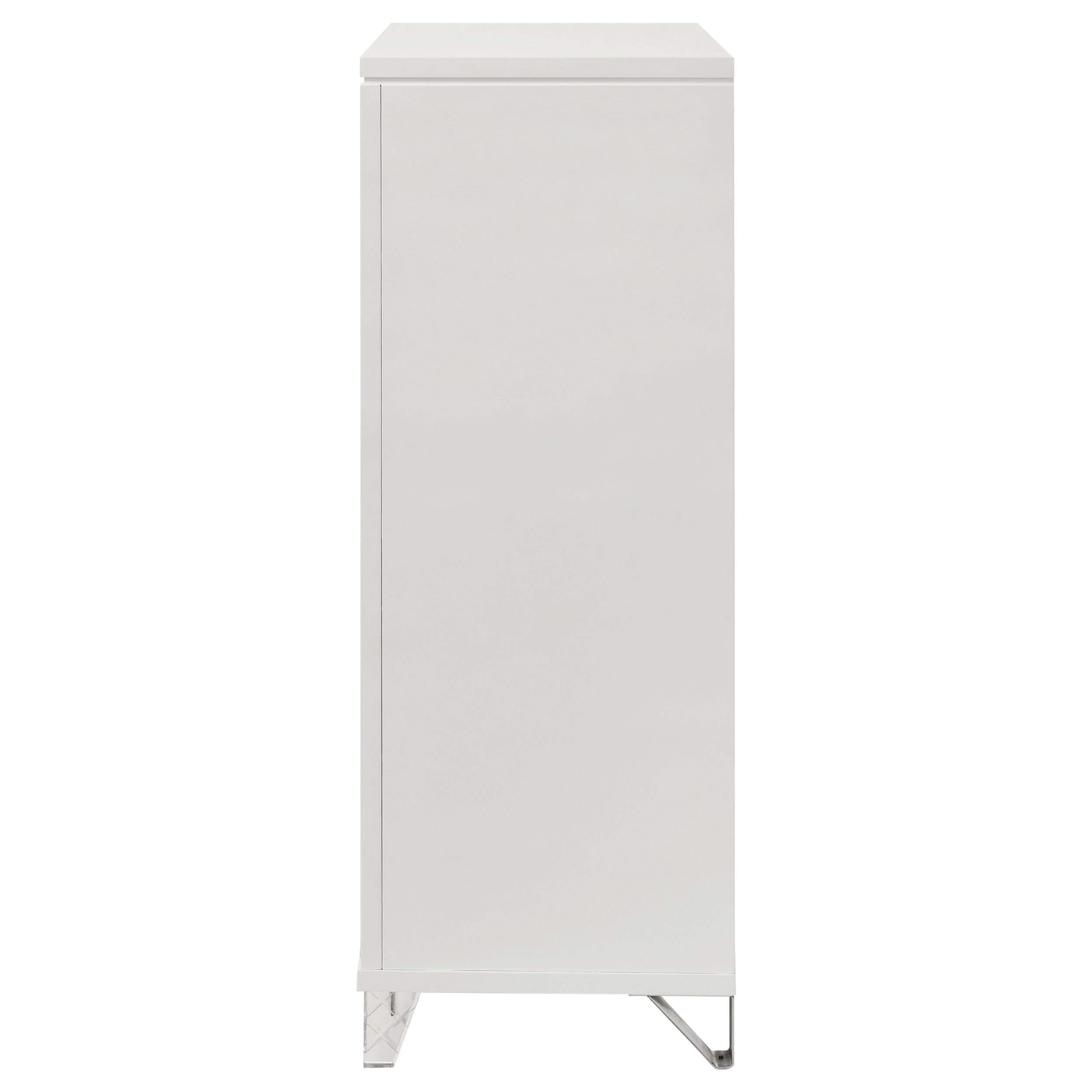 Marmore 5-drawer Bedroom Chest of Drawers White