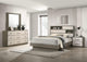 Juego de dormitorio Fenwick de 4 piezas en roble gris