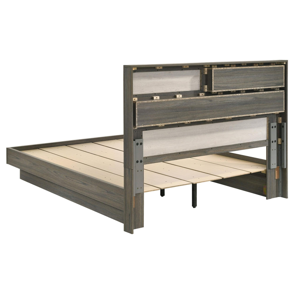 Juego de dormitorio Fenwick de 4 piezas en roble gris