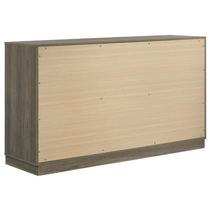 Juego de dormitorio Fenwick de 4 piezas en roble gris