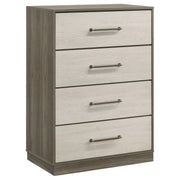 Fenwick 4-drawer Chest of Drawers Grey Oak