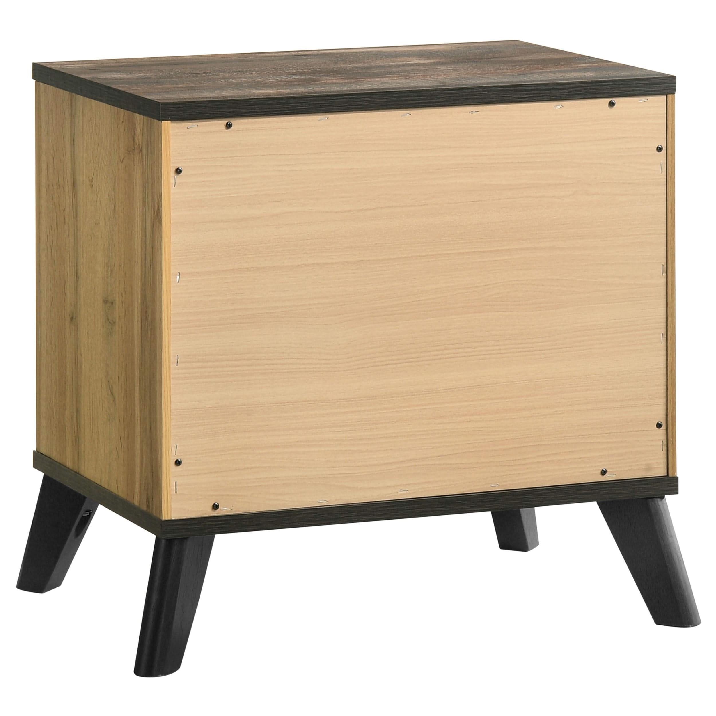 Juego de dormitorio Kaywood Eastern King de 5 piezas, pino natural