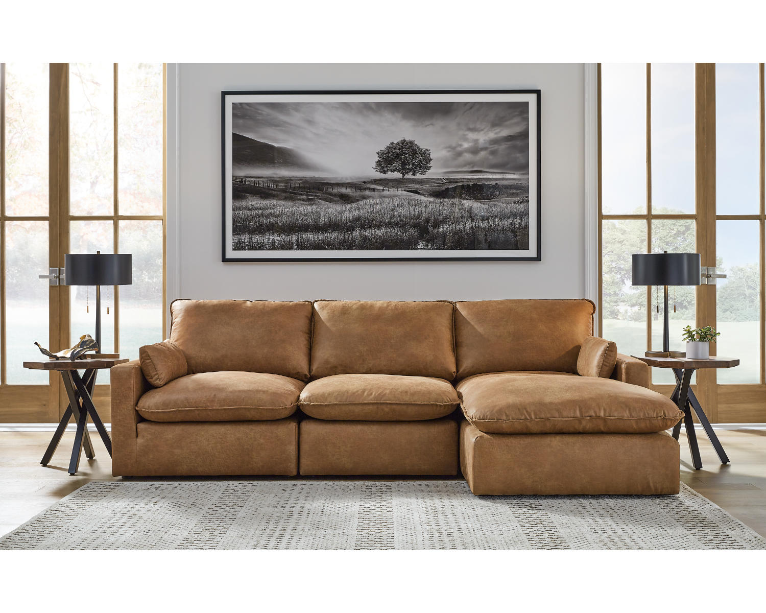 Marlaina 3-Piece Sectional with Chaise
