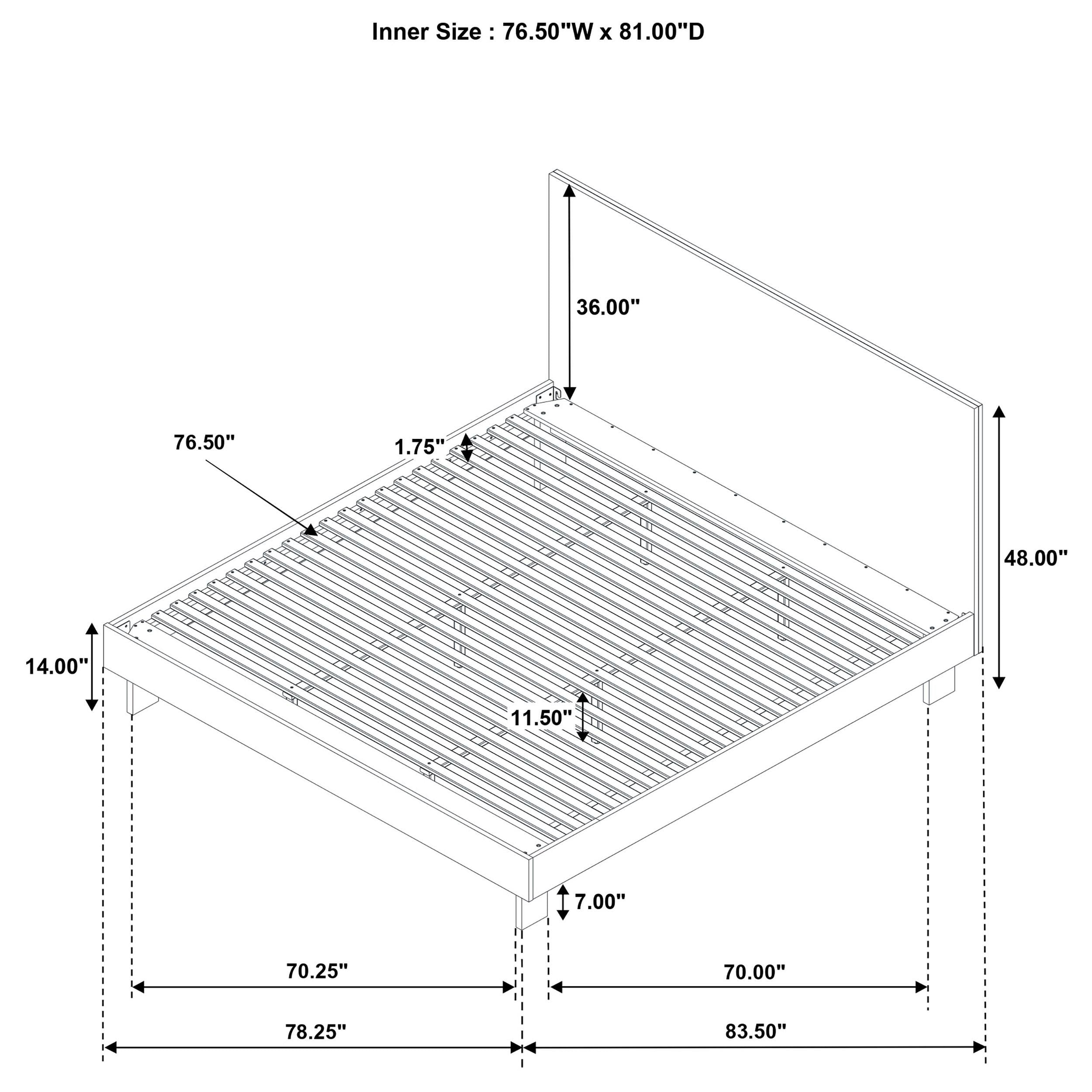 Glenwood 4-piece Eastern King Bedroom Set Warm Brown