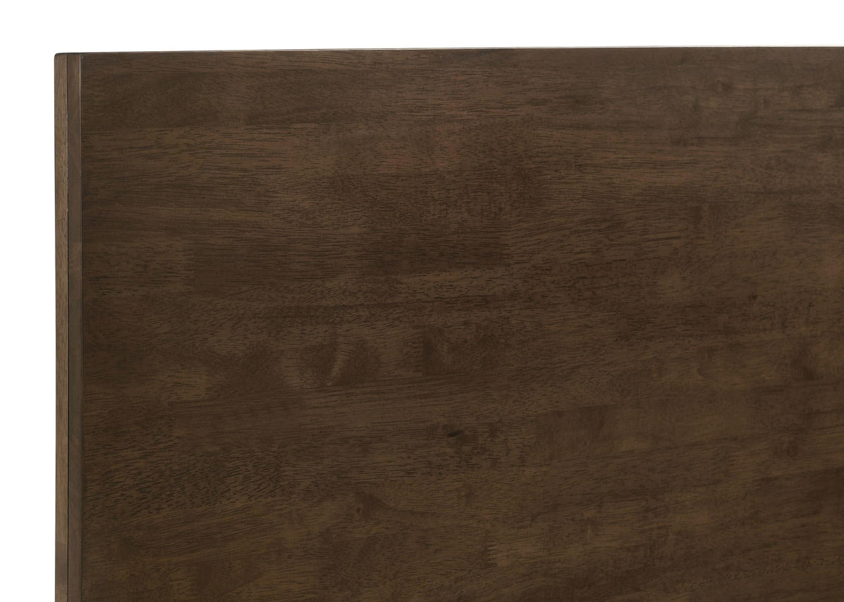 Cama Glenwood Eastern King de 48 pulgadas con plataforma y paneles, color marrón cálido