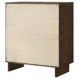 Cómoda Glenwood de 4 cajones en marrón cálido