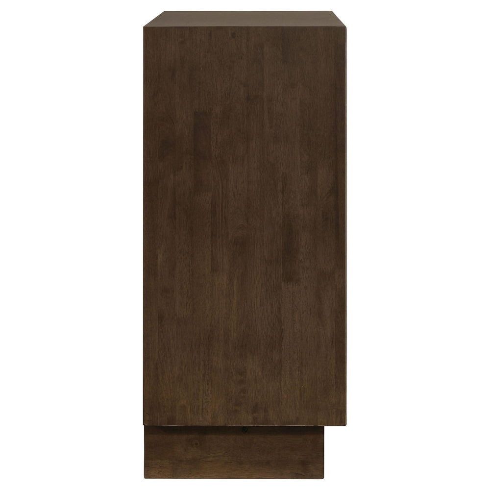 Cómoda Glenwood de 4 cajones en marrón cálido