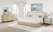 Kailani 4-piece Queen Bedroom Set Beige Oak