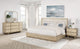 Juego de dormitorio Kailani de 4 piezas tamaño queen en roble beige
